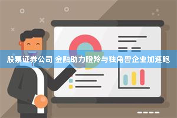 股票证券公司 金融助力瞪羚与独角兽企业加速跑