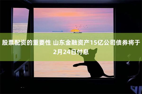 股票配资的重要性 山东金融资产15亿公司债券将于2月24日付息